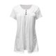 thumbnail image 2 of Gibobby Playera de Manga Corta Casual Suave Suéter para damas Blusas de suéter básico de vacaciones(Blanco,M), 2 of 4