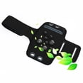 thumbnail image 4 of FRCOLOR 1Pcs Cell Phone Armband in Green Neoprene for Outdoor Sports 17.0x9.0x0.5in, 4 of 8