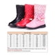 thumbnail image 4 of Oucaili Botas de nieve para niñas Zapatos de invierno antideslizantes para exteriores Botas cálidas, 4 of 5