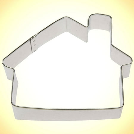 - Cabin House Cookie Cutter 4 in - Foose Cookie Cutters - US Tin Plate Steel