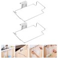 thumbnail image 3 of 2pcs Prime Stainless Steel Trash Bag Racks Multi-functional Hangers Storage Shelves, 3 of 8