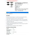 thumbnail image 2 of Front Brake Pad Set - Compatible with 2006 - 2008 BMW 750i 2007, 2 of 2