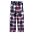 thumbnail image 6 of Arshiner Boys Plaid Pajama Pants Soft Long PJ Bottoms Plaid Lounge Pants for Boys, 6 of 7