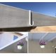 thumbnail image 5 of 18 paquetes de ganchos de vinilo para cercas, 2 x 6 pulgadas, para patio, de acero con recubrimiento en polvo blanco, para colgar plantas y jardineras en interiores y exteriores, comederos para, 5 of 8