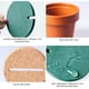 thumbnail image 3 of Juego de 6 posavasos de cactus hechos a mano con soporte para maceta, 3 of 5