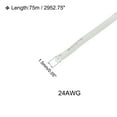 thumbnail image 2 of Cable de Silicona 24AWG Unique Bargains Blanco 75m Estañado Cobre Alta-Temperatura, 2 of 7