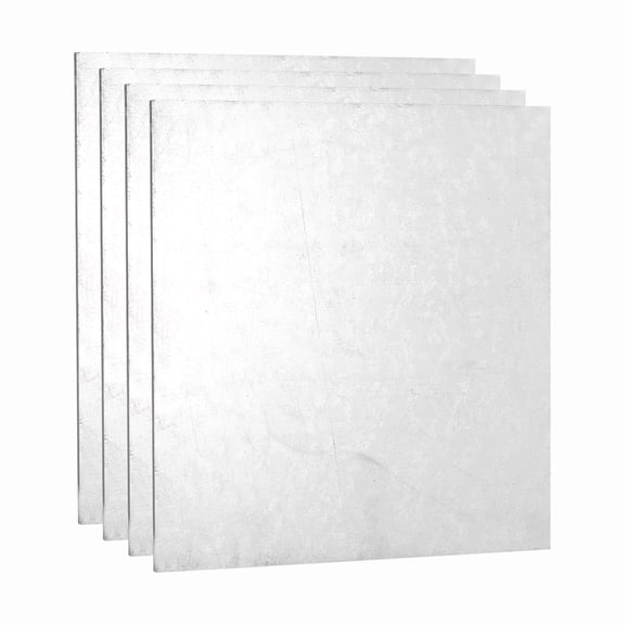 4 Pcs 3/32" Hot Rolled Steel Sheets, 2" x 2" Steel Plate Base Metal Sheet for Structural Support Construction Boards Industrial Use Machinery Manufacturing, Silver