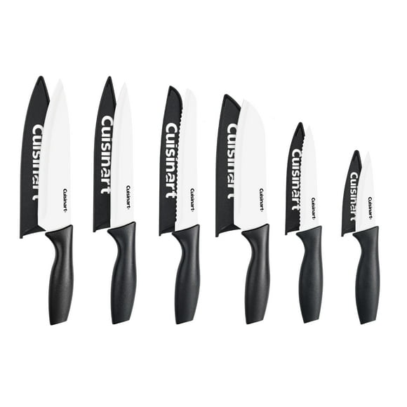 Juego de cuchillos Cuisinart Advantage, 12 piezas, acero inoxidable con revestimiento cerámico