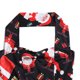 thumbnail image 4 of Vestido de verano para mujer, sin mangas, con cuello halter, estampado navideño vintage, para fiestas Fridja hjkh270, 4 of 5