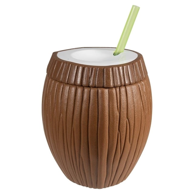 Vaso con Popote Cool Gear Coco 1.7 Litros Café