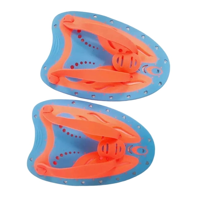 Guantes de natación para deportes acuáticos y fitness, prácticos, modernos, para principiantes, Naranja M