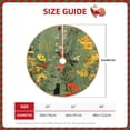thumbnail image 3 of Kdxio Botanical Garden With Cats Print Christmas Tree Skirt Christmas Xmas Tree Skirts Mat for New Year Holiday Christmas Party Decorations-36", 3 of 7