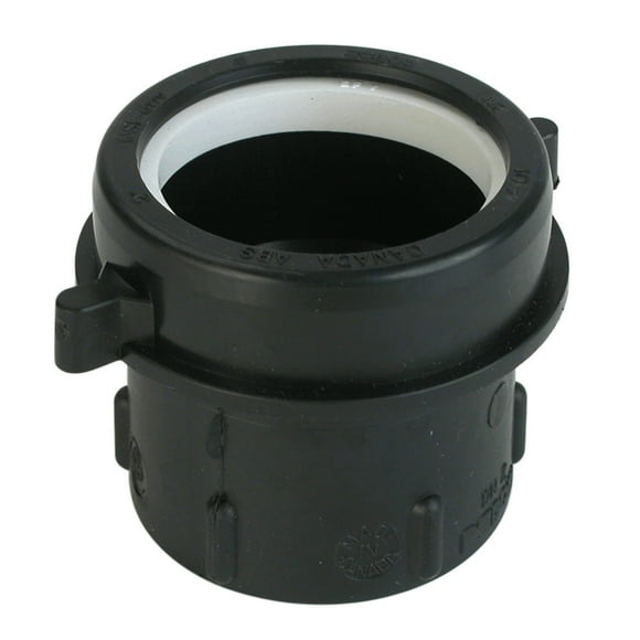 1-1/2" x 1-1/2" Slip Joint ABS Adapter for Galvanised to DWV Pipe