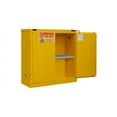 thumbnail image 6 of Durham 1030S-50 16 Gauge Welded Flammable Self Closing Doors Safety Cabinet with 1 Shelf, Yellow - 30 gal, 6 of 6