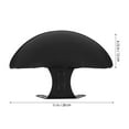 thumbnail image 2 of KALLORY Replacement Rear Rest for Bicycle Seat Black Comfortable Back Cushion for City and Outdoor Use, 2 of 7