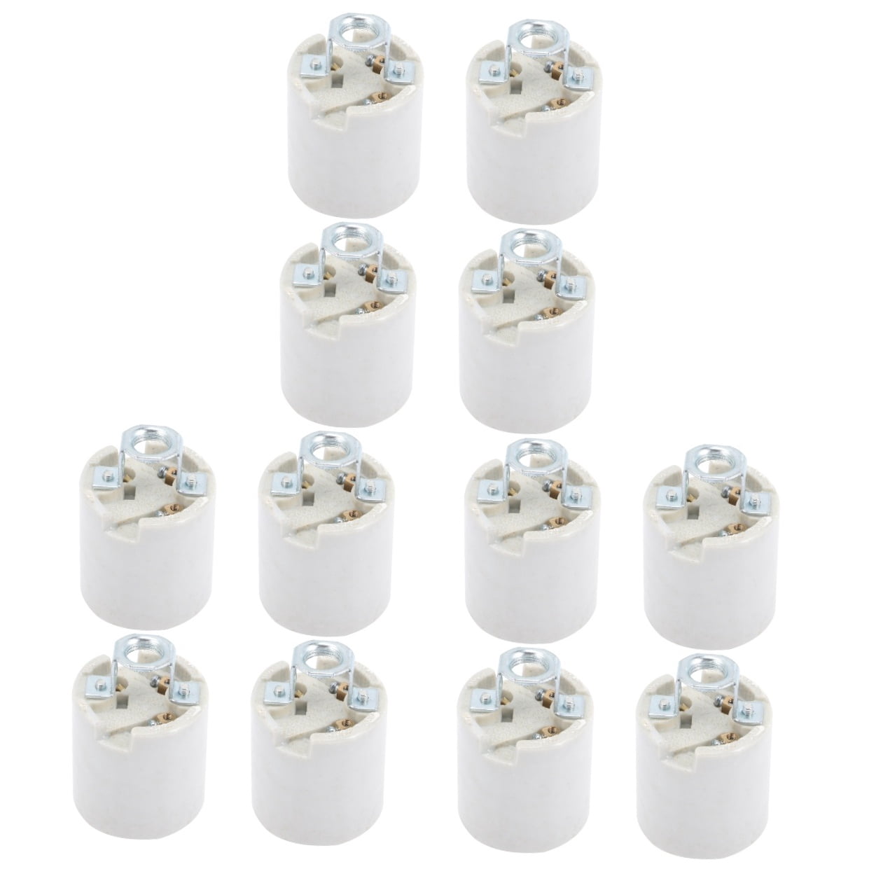 unbranded 12 pcs E26 Screw Light Socket Wall Light Base Holder