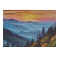 thumbnail image 5 of JRXY Mountains Trees Colorful Sky Wooden Jigsaw Puzzle Challenging Difficult Wood Puzzles for Adults Gift for Family Friends 300 PCS, 5 of 6
