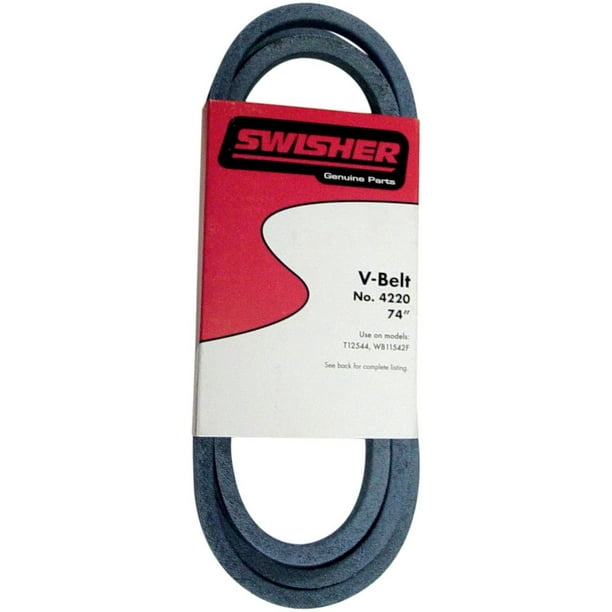 Swisher 4220 74-Inch Belt - Fits select Swisher 44-in, 42-in and 22-in Mowers, O.D; 74 In. By Visit the Swisher Store