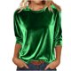 thumbnail image 2 of mfyjkho Tops Y Blusas Para Mujer, Blusa Informal Lisa De Manga Larga Y Cuello Redondo Cómoda Para Mujer Tops De Tallas Grandes M, 2 of 7