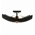 thumbnail image 4 of Meyda Tiffany 20843 Tucano 2 Light 20" Wide Semi-Flush Bowl Ceiling Fixture - Black, 4 of 7