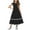 Z1-Black-kids summer dresses, variant on MKOSPLRT Maxi Dresses for Girl 5-15 Years Short Sleeve Crew Neck Wedding Dresses Ruffle Party A Line Dresses with Pockets
