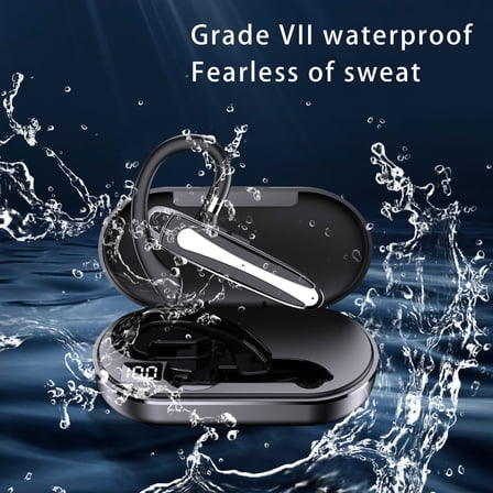 FYHALE Bluetooth Headset Earclip Wireless Conduction Business Call Noise Reduction Bluetooth Headset