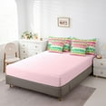 thumbnail image 4 of YST 7 Pieces Twin Christmas Bedding Sets For Girls Xmas Deer Snowman Comforter Set, Pink Xmas Tree Sheet Set, Marry Christmas Cartoon Bed Sets New Year Bedding Comforter Sets For All Season, 4 of 5