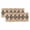 Brown, variant on Valances for Windows, Brown Black Boho Kitchen Curtains Valances 2 Pack for Living Room Bedroom Bathroom, Country Aztec Southwest Geometric Light Filtering Curtains Rod Pocket Valance 42"x12"