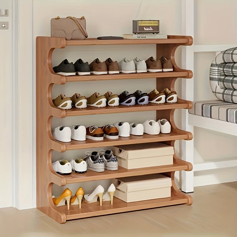 5-Layer Practical Storage Shoe Rack, Space-Saving Design, Multi-Layer Independent Storage Rack