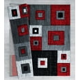 thumbnail image 4 of United Weavers Drachma Benson Modern Geometric Accent Rug, Red, 1'10" x 2'8", 4 of 5