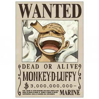 One Piece] Trafalgar Law 3B Official Japan Mugiwara Wanted Poster