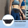 thumbnail image 2 of Bag Fanny Pack Hip Waist Festival Money Pouch Belt Wallet Sport Holiday Kids Black,1 x Bag,Black, 2 of 4