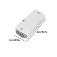 thumbnail image 4 of HDMI-Compatible con el adaptador VGA con la salida de audio Proyector de la computadora 1080p Convertidor de señales de video Convertidor de DVD Accesorios de conector de DVD Blanco blanco-femenino Scienceny EL005768-03, 4 of 7