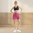thumbnail image 5 of Athletic Yoga Shorts for Women,Womens Bathing Suit Bottoms Swimsuit Tankini Boy Shorts Quick Dry Active Shorts High Waisted Biker Leggings Shorts Sporty Workout Shorts, 5 of 7