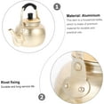 thumbnail image 7 of Gas Top Kettle 2L Aluminium Tea Kettle Korean Vintage Coffee Teapot Water Pouring Kettle Korean Traditional Rice Wine Kettle Kitchen Water Serving Pot Coffee Kettle, 7 of 7