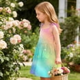 thumbnail image 6 of NAISIBABY Girls Casual Dress, Cute Graphic Spaghetti Strap Sleeveless Summer Cute Flowy Dress Multicolor Size 8, 6 of 9