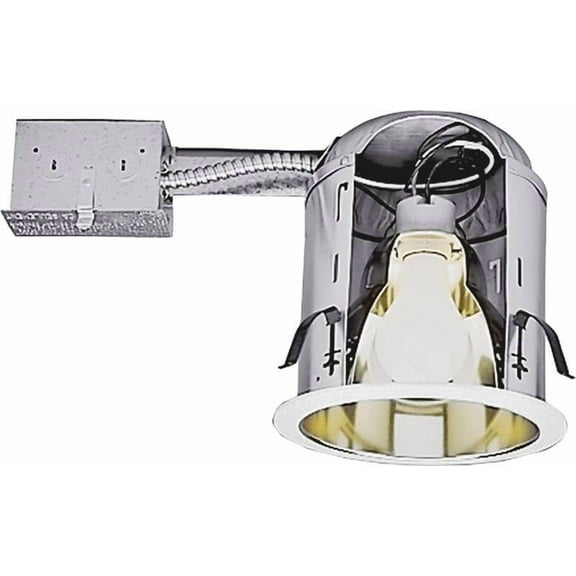 Halo Silver 6 in. W Aluminum LED Recessed Lighting Housing