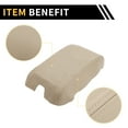 thumbnail image 5 of Unique Bargains Center Console Armrest Cover for Ford F-150 Microfiber Leather With Beige, 5 of 6