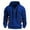 Blue, variant on Mens Quarter Zip Pullover Tactical Hoodies Vintage Long Sleeve Casual Fashion Hoodie Fall Winter Sweaters Blue