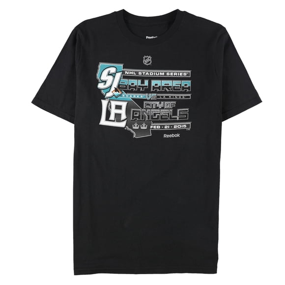Reebok Boys NHL Stadium Series 2015 Graphic T-Shirt, sharksvlakings, Big Kids (8-20), M