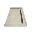 thumbnail image 4 of Tile Redi Rt3863cbfb-Pvc-Sq Redi Trench 38" X 63" Rectangular Barrier Free Shower Base -, 4 of 7