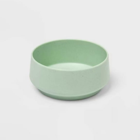 Bamboo Melamine Dog Bowl - Green