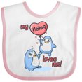 thumbnail image 3 of Inktastic My Nana Loves Me Boys or Girls Baby Bib, 3 of 4