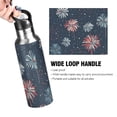 thumbnail image 4 of Yayeee 33oz Insulated Water Bottle Double Wall Stainless Steel with Flip Straw Lid, Starry Fireworks Pattern, 4 of 7