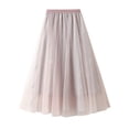 thumbnail image 2 of XINPING Hawaiian Skirts for Women Fashion Hawaiian Cute Flowy Maxi Skirts Tiered Floral Long Skirts with Pockets for Beach Vacation, 2 of 3