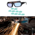 thumbnail image 3 of de soldadura de oscurecimiento automático, de ojos de soldador de energía Sor, casco de soldador antivaho antideslumbrante 10 pelícus protectoras Yotijar escudo de soldadores de soldadura, 3 of 9