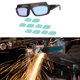 thumbnail image 3 of de soldadura de oscurecimiento automático, de ojos de soldador de energía Sor, casco de soldador antivaho antideslumbrante 10 pelícus protectoras Yotijar escudo de soldadores de soldadura, 3 of 9