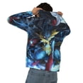 thumbnail image 6 of Men's Hoodie Novelty Pattern Long Sleeve Unisex Pullover Hoodies Casual Hooded Sweatshirt with Pocket, 6 of 8