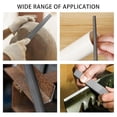 thumbnail image 4 of Juego de 3 Limas de Metal, 8 Pulgadas, de Acero Al Carbono Profesional, Incluye /Semicircular/Redonda, Funciona para Metal, Madera y Más, 4 of 5