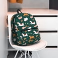 thumbnail image 5 of Pofeuu Farmhouse Animals Print Laptop Backpack Travel Canvas Backpack for School Lightweight and Comfortable Backpack College Backpack Schoolbag, 5 of 6